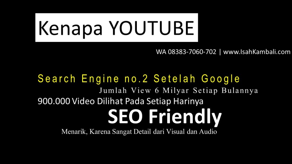 Keunggulan Video Youtube Marketing
