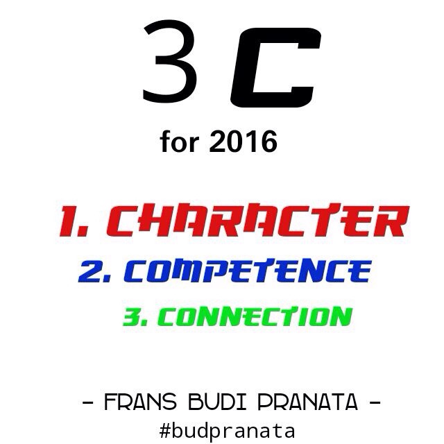 Frans Budi Pranata - Konsep 3 C